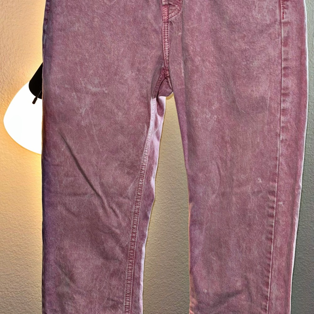 BDG Pink Ankle Cropped Jeans